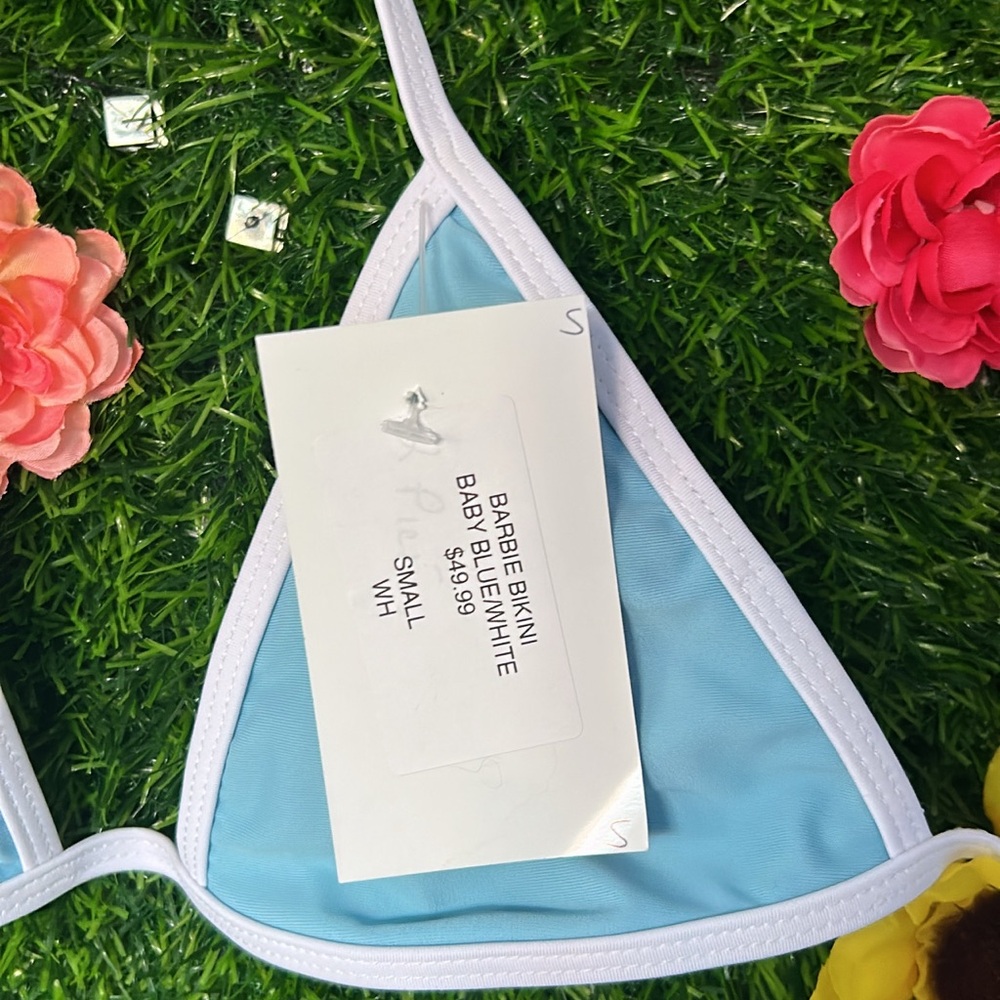 Barbie Light Blue and White Bikini Set - Picture 2 of 4